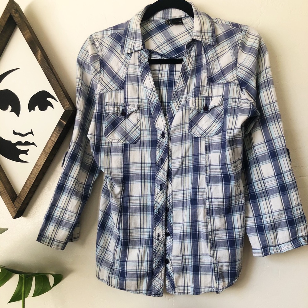 Fitted Flannel Shirt